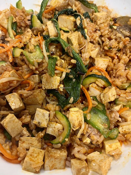 Vegan Bibimbap  at SuLee Dosirak in Toronto