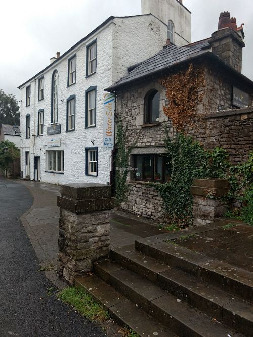 Rain at Waterside Cafe in Kendal