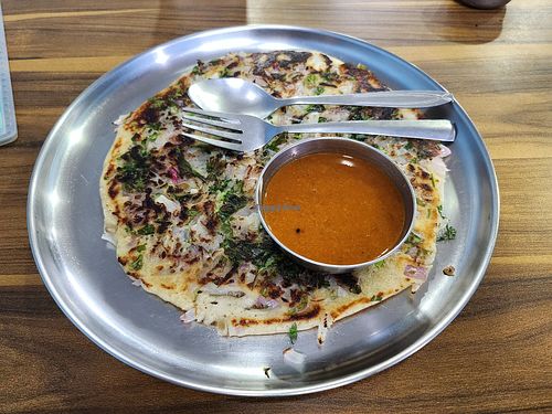 Onion uttapa at Ayodhya Udupi Pure Veg Restaurant in Colva
