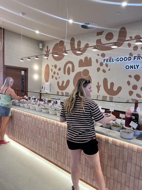 Loads of options!!  at Yomo Frozen Yogurt and Acai in Kotara