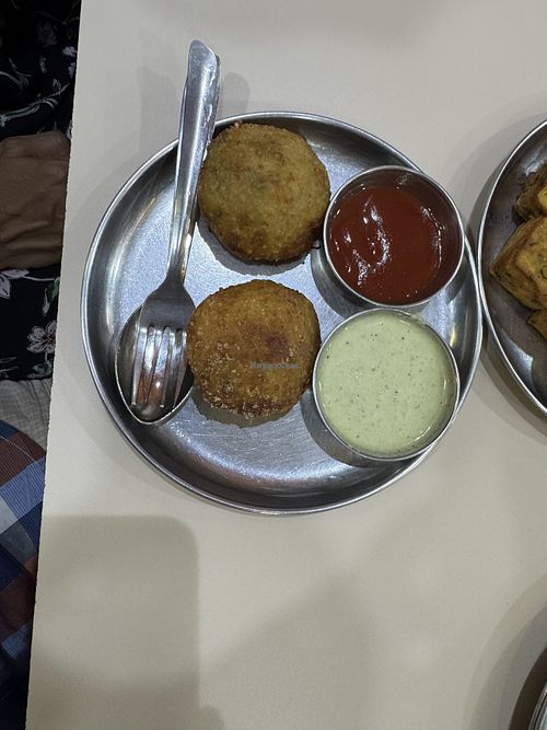 Vegan Green Peas Pattice   at Mi Marathi in Mumbai