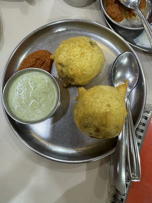 Vegan Potato Vada   at Mi Marathi in Mumbai