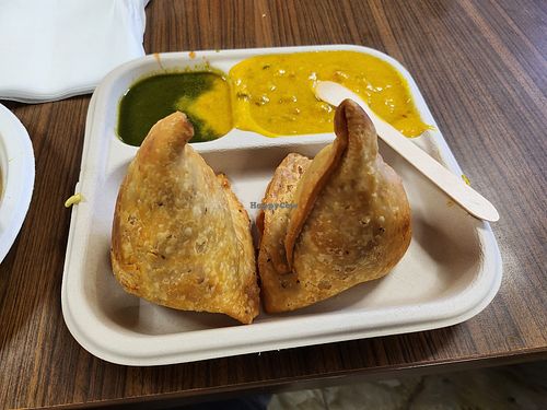 Punjabi samosa at Kailash Parbat in Vasco Da Gama