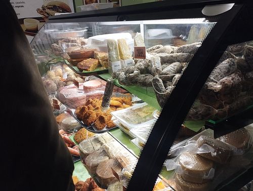 The display at Macelleria Vegana in Turin