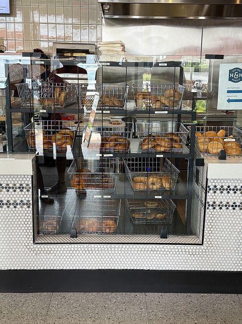 Bagel Case at H&H Bagels in Boca Raton