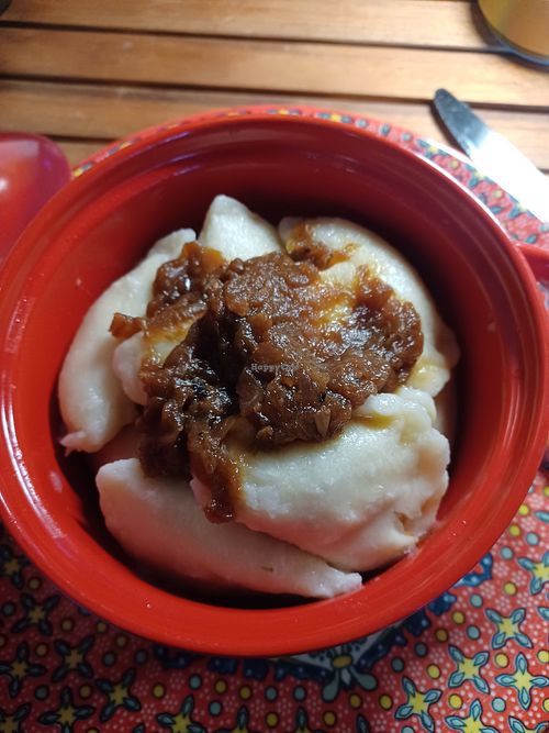 Pierogi at Caesar Pierogi & Pizza Potpie in Chicago