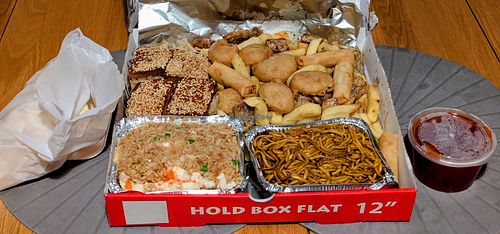 Vegan Munchie Box at Ginger Panda in Barry