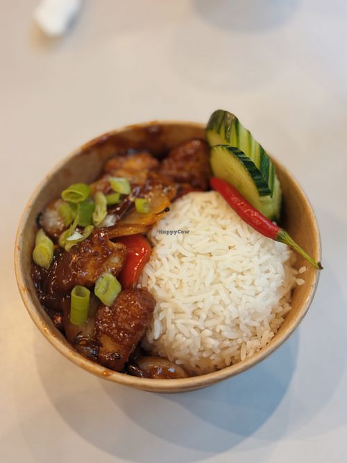 March ‘26 | Vegan sticky chik’n   at Bangkok Kitchen in Newport