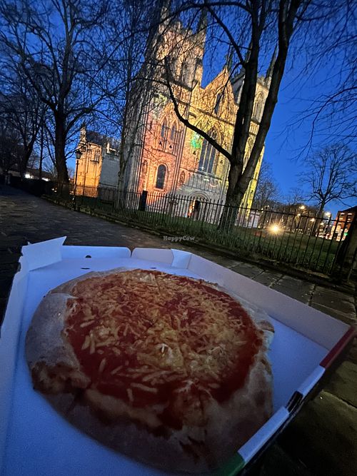 Vegan pizza 🍕   at Capri in Selby