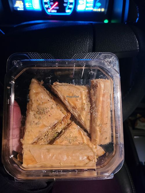 vegan baklava at Falafel Xpress -- FX Vegetarian in Lakewood
