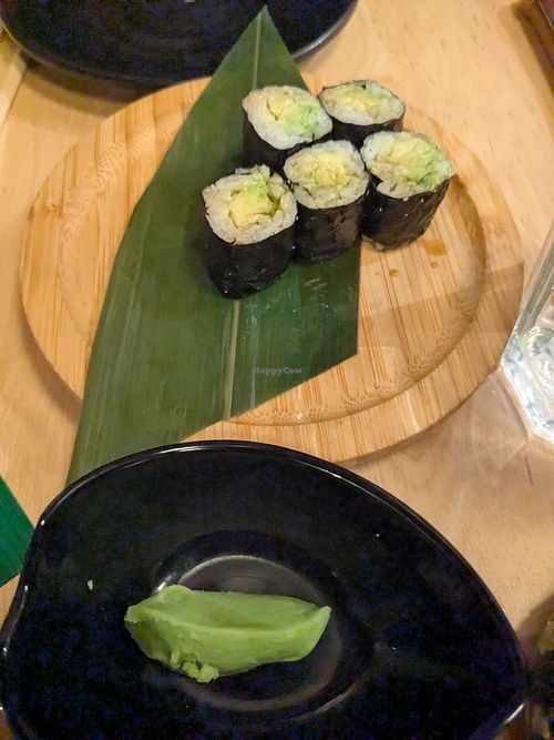 Avocado sushi at Izakaya Clifton Japanese Bar in Bristol