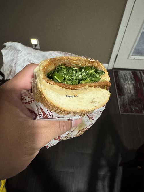 Bacon and Brie and Be (after being microwaved)   at The BE Hive Deli & Market in Austin