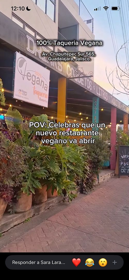 Nueva sucursal   at 100% Vegana Taqueri in Jalisco