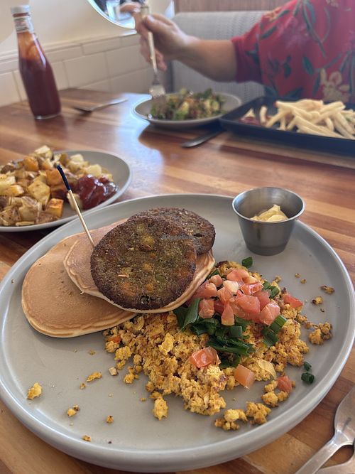 Vegan breakfast platterr  at Kerbey Lane Cafe in 