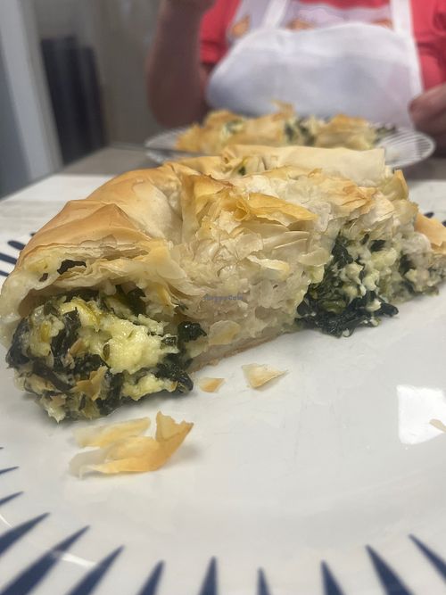 Burek spinach feta vg at BUREK SHOP 3M Restaurant in Chicago