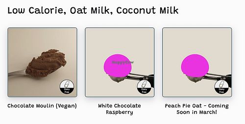 Dairy Free Flavors  at Climb Ice Cream in Costa Mesa