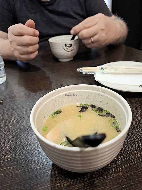 Soup that came with Bento set at Sushi 8 in Geelong
