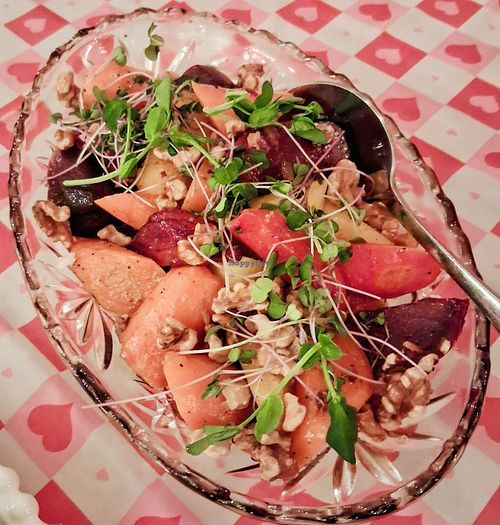 Brown sugar carrots with toasted walnuts at Shanny's Kitchen in Owen Sound