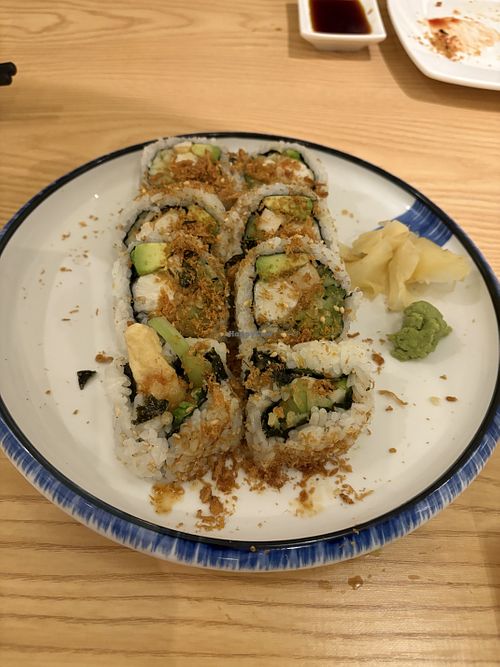 Spider maki rolls  at Tenon Vegan Sushi in New York City