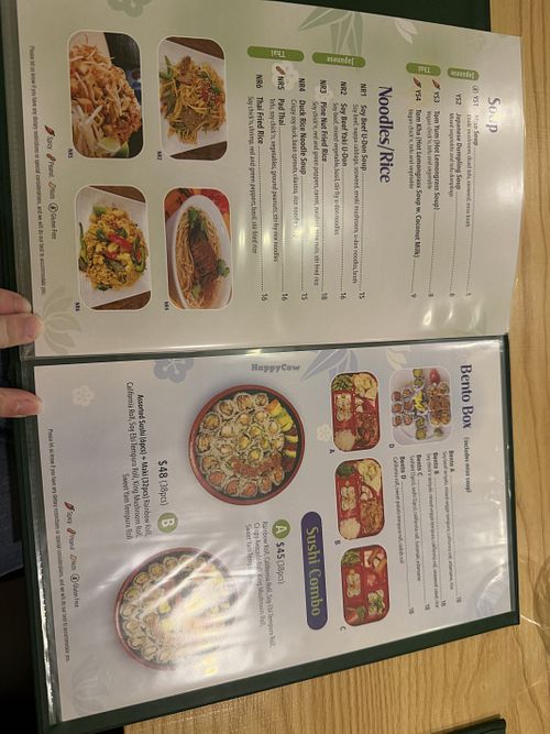 Menu  at Tenon Vegan Sushi in New York City