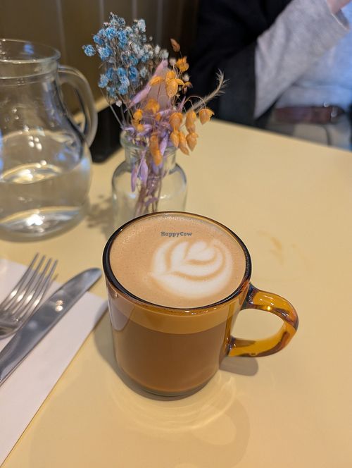 Oat latte at Norah in Edinburgh