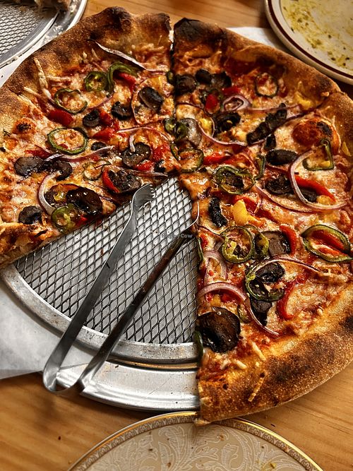 Veg Head pizzaa  at Farina Rossa Kitchen in Minneapolis