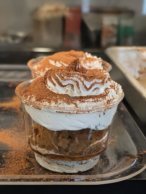 Vegan tiramisu at Rebecca's Bakery & Cafe in Minneapolis
