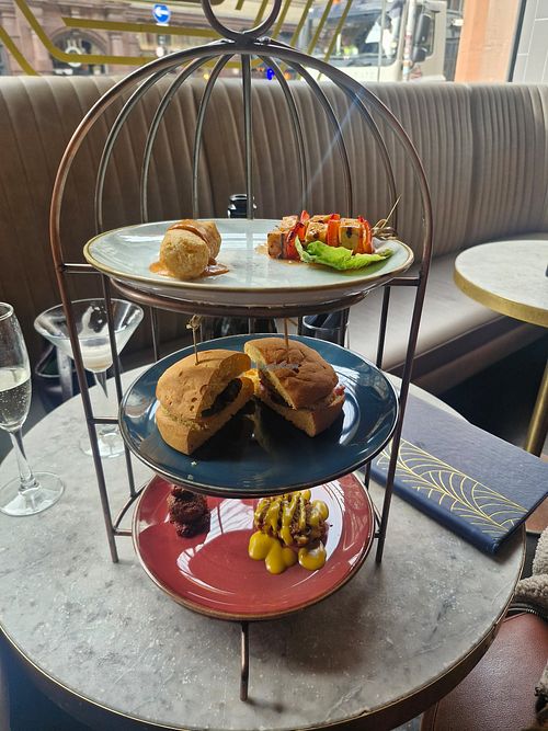 Vegan birdcage at Dirty Martini - Cocktail Bar in Manchester in Manchester