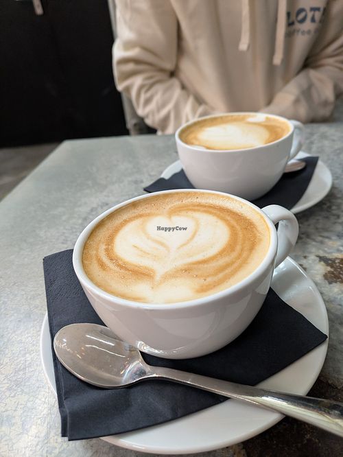Oat flat whites at Ryde (Bicycle Cafe) in Liverpool
