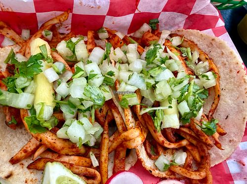 Vegan al Pastor Tacos at Tacos Al Pastor in Atlanta