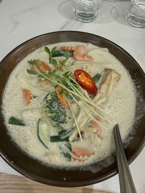 Green curry   at Let's Eat Thai Katoomba in Katoomba