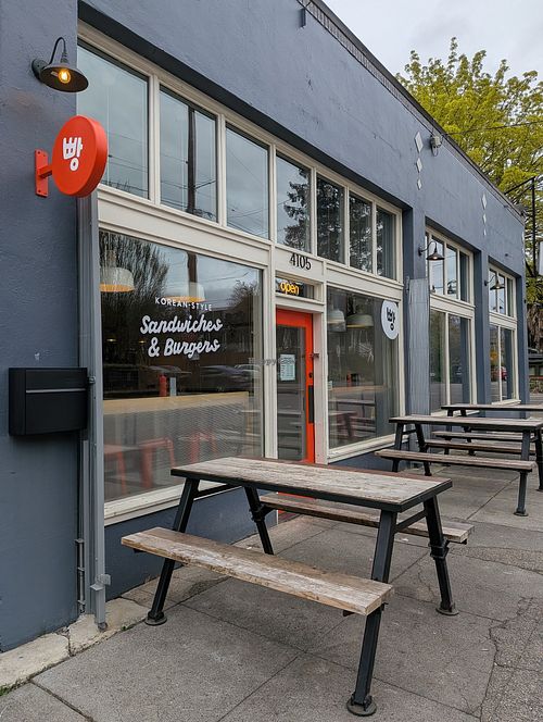 exterior at BBANG! in Portland