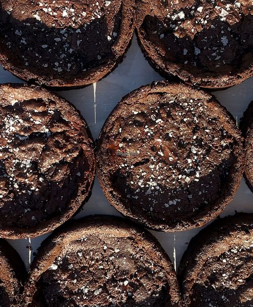 Double Choc Chip Sea Salt Cookies  at Machair Bakery in Dundee