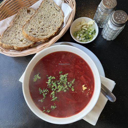 Red Borscht  at Borscht Kitchen in Toronto