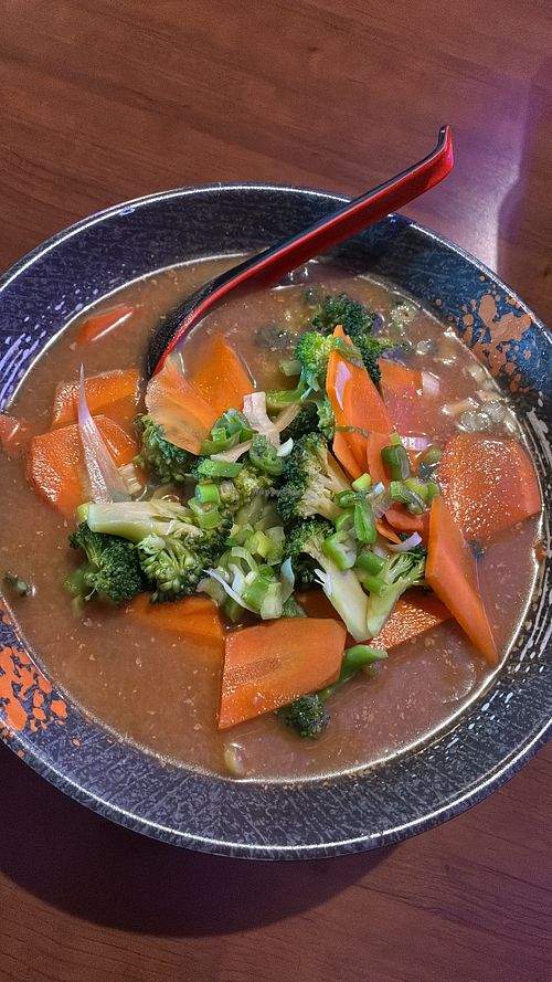 Vegetable miso ramenn  at Komo Yaki in Mobile
