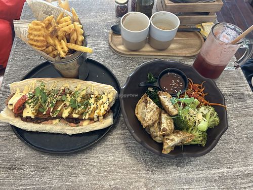 Lunch/brunch: filys cheezesteak & korean poke bowl  at The Balanced Bowl in Gzira