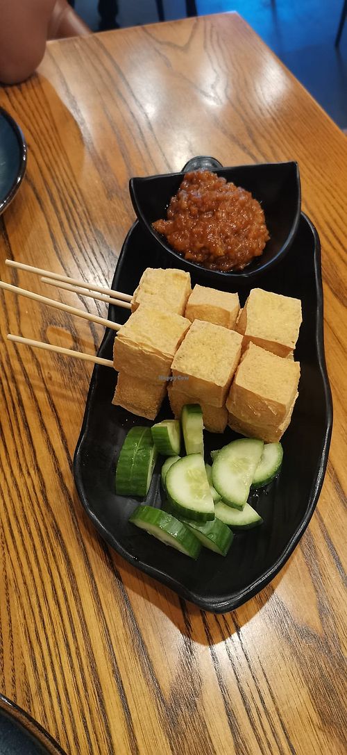 Tofu satay skewers at Berempah Malaysian Thai - Balmain in Balmain