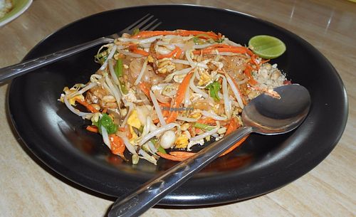 Mea Nuu Vegetarian Restaurant - Pad Thai - average at Mea Nuu Vegetarian Food in Pattaya
