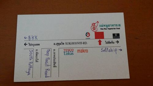 Map for Mae Nuu Vegetarian Restaurant at Mea Nuu Vegetarian Food in Pattaya