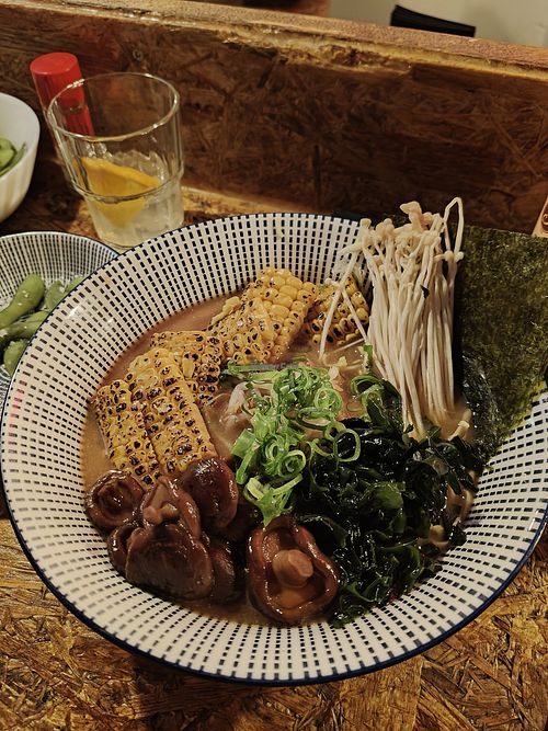 Shiitake ramen at Riku Ramen in Antwerpen