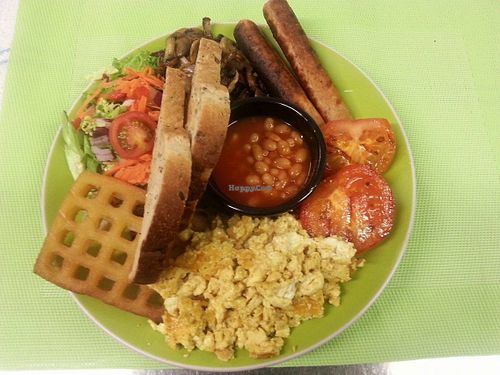 Vegan Full Irish Breakfast,  inc. Lavazza Coffee or Organic Teas Selection at Bubble Tea Paradise Healthy Cafe in Limerick