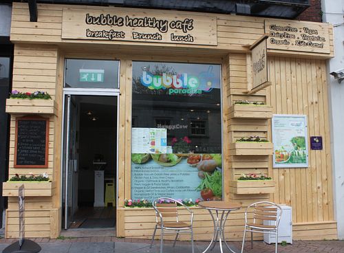 Front Facade at Bubble Tea Paradise Healthy Cafe in Limerick