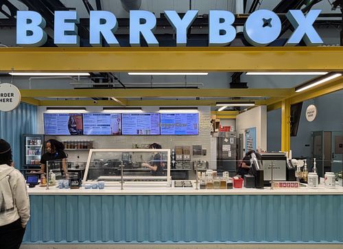 storefront!  at BerryBox Superfood Bar in St Louis