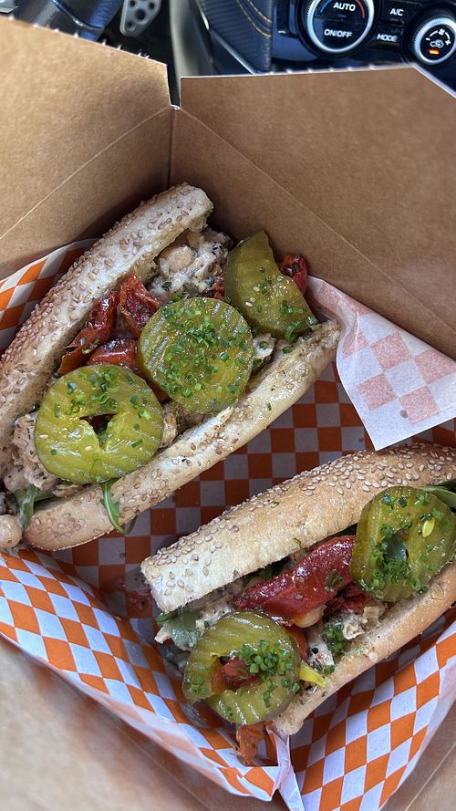 Vegan Chickpea Salad Hoagie!! 💕   at Smalls' Provisions in Philadelphia