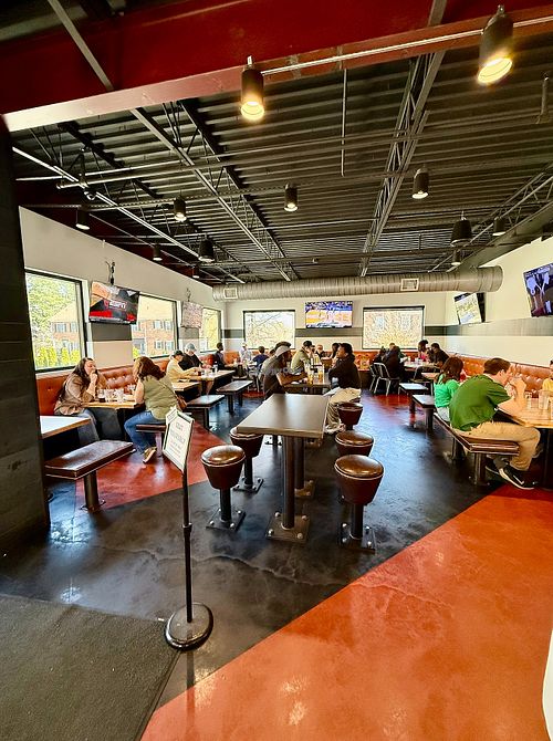 Upstairs Indoor Seating at Grindhouse Killer Burgers in Brookhaven