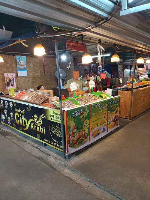 The food stall at Lan Lek Lek in Krabi