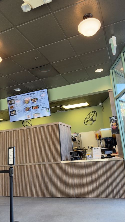 interior - order counter  at Pretty Good Advice in San Jose