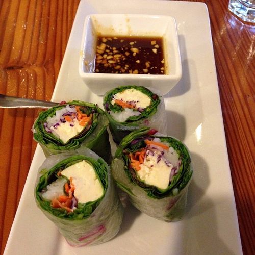 Tofu spring rolls. at Vida's Thai Food in Homer