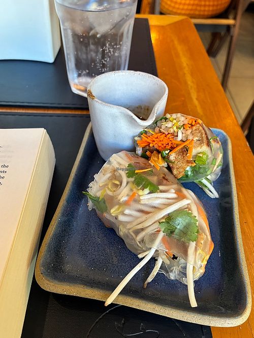 vegan smoked tofu spring rolls   at Thai cozinha asiática in Rio De Janeiro