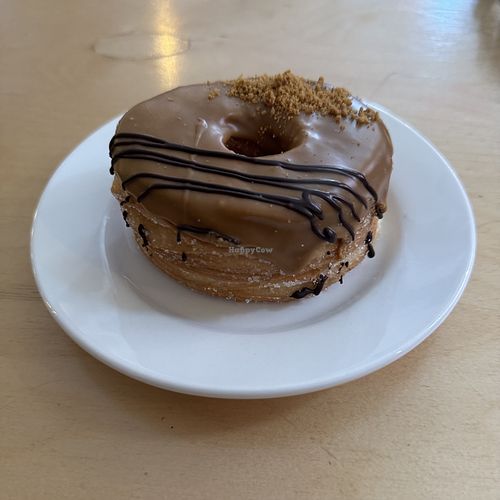 Vegan Biscoff Cronut  at Nomad Coffee  in Manchester